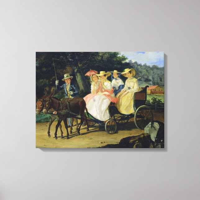 Impressão Em Tela A Run, 1845-46 (Frente)