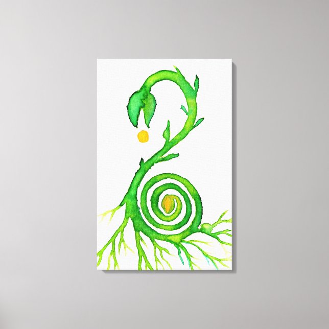 Impressão Em Tela a semente de uma nova vida (Frente)