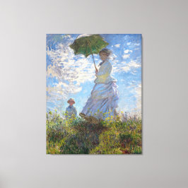 Impressão Em Tela A Senhora com Parasol, por Claude Monet