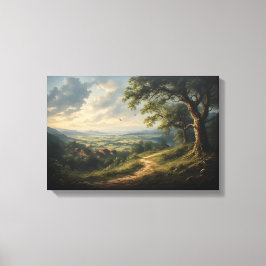 Impressão Em Tela A Sentinela do Vale Dourado