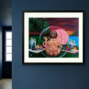 Impressão Em Tela A Sinfonia das Almas Pintura de Alfred Fox