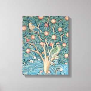 Impressão Em Tela A tapeçaria do pica-pau, detalhe dos woodpeckers