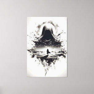Impressão Em Tela A tela de desenho do Wanderer Sombreado