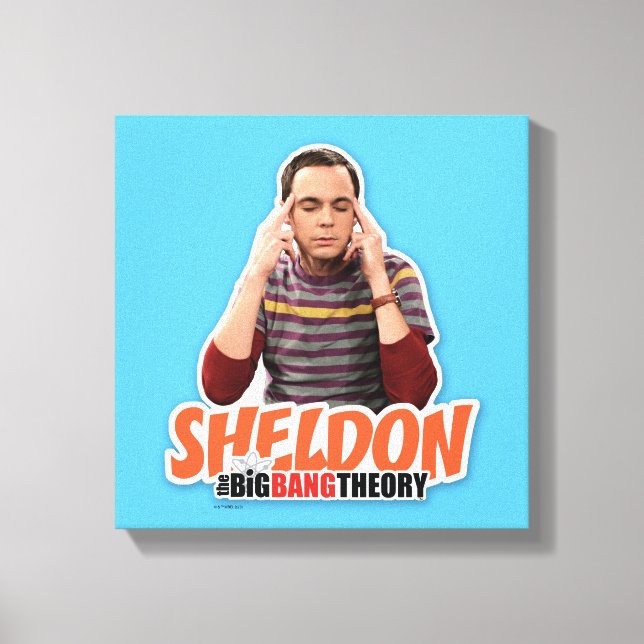 Impressão Em Tela A Teoria do Big Bang | Sheldon (Frente)