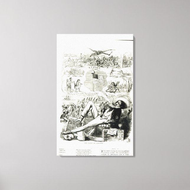 Impressão Em Tela A Terra da Liberdade' (Frente)