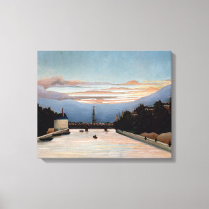 Impressão Em Tela A Torre Eiffel   Henri Rousseau