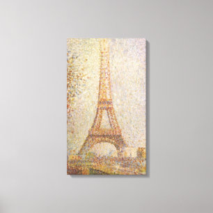 Impressão Em Tela A torre Eiffel por Georges Seurat