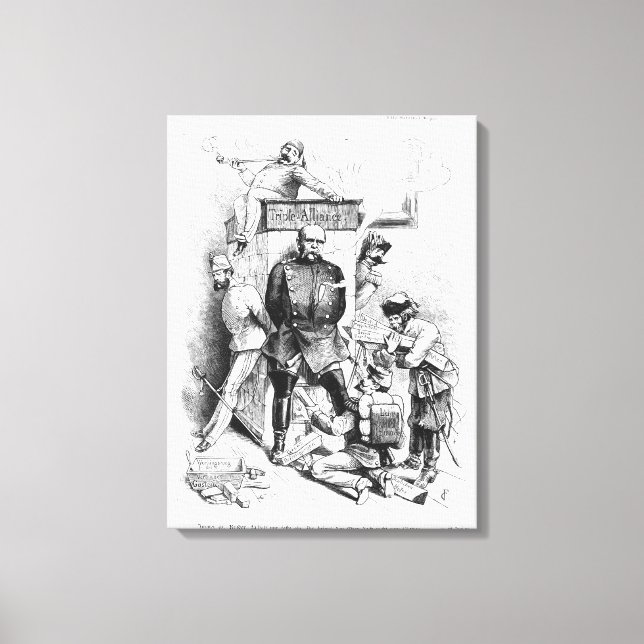 Impressão Em Tela A Tripla Aliança, de Bismarck (Frente)