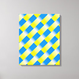 Impressão Em Tela A Ucrânia Azul e Amarela inspirou a paz contra a g