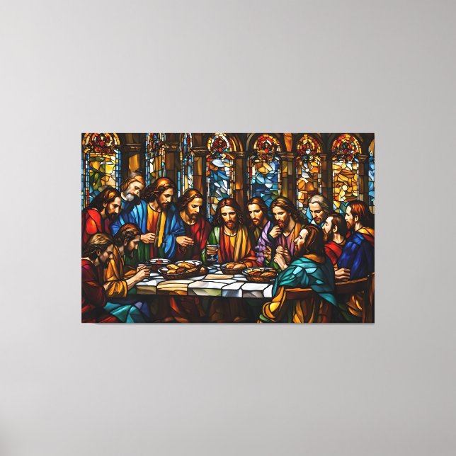 Impressão Em Tela A última ceia: Uma obra prima de fé (Frente)