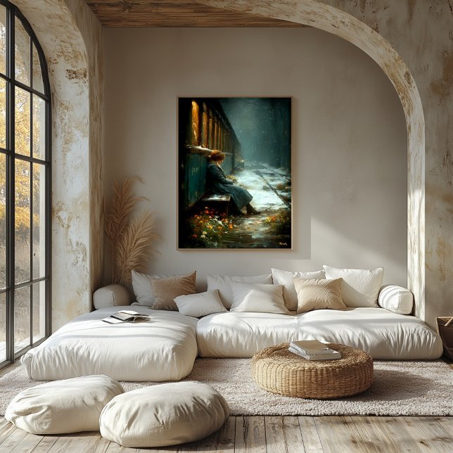 Impressão Em Tela A última estação de memória (Criador carregado)