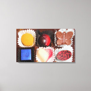 Impressão Em Tela A vida é como uma caixa de chocolates