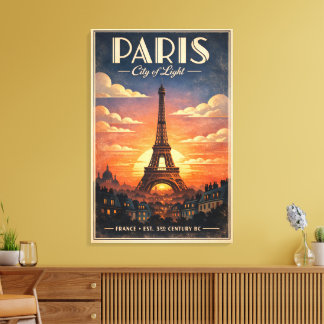 Impressão Em Tela A vida em Paris