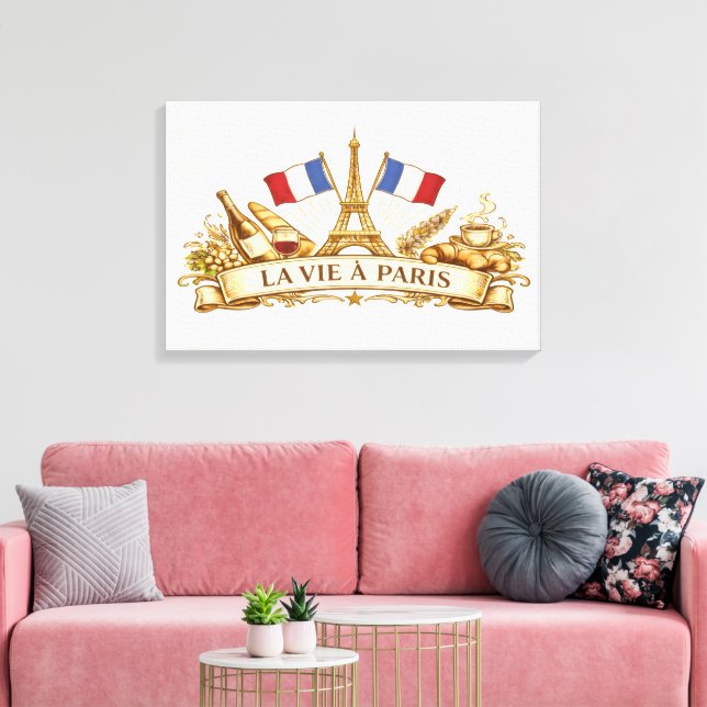 Impressão Em Tela A vida em Paris (Insitu(Sala de estar))