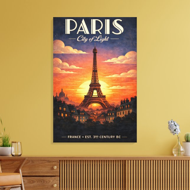 Impressão Em Tela A vida em Paris (Insitu(Sala de estar))