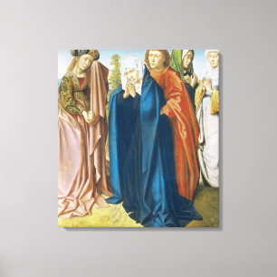 Impressão Em Tela A Virgem Maria com St John o evangelista