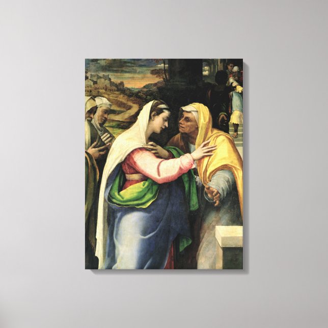Impressão Em Tela A Visitação, 1519 (Frente)