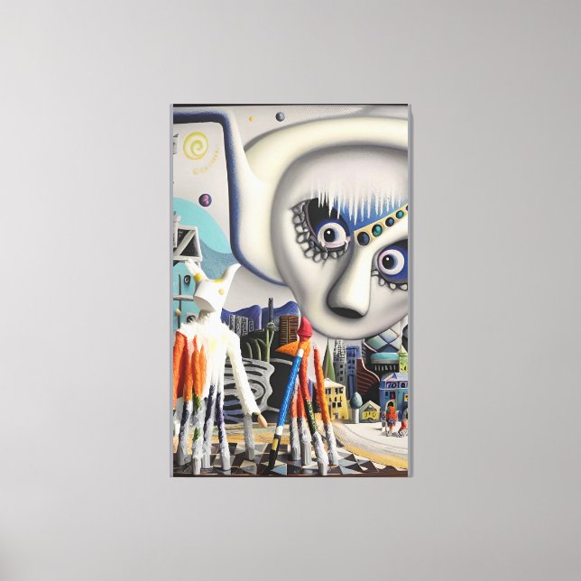 Impressão Em Tela A Winter Wonder Diorama-Land Ken Gage (Frente)