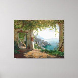 Impressão Em Tela Aagaard Loggia Amalfi Itália Pintura