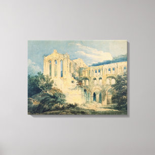 Impressão Em Tela Abadia de Rievaulx, Yorkshire, 1798 (w/c)