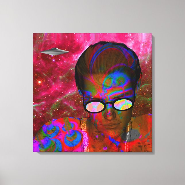 Impressão Em Tela Abdução de alienígenas (Frente)