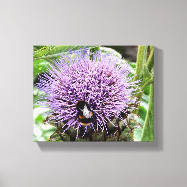 IMPRESSÃO EM TELA ABE E A FLOR DE ARTICHOKE (Frente)