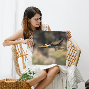 Impressão Em Tela Abelhas Comem Em Voo Trabalho de arte Realista