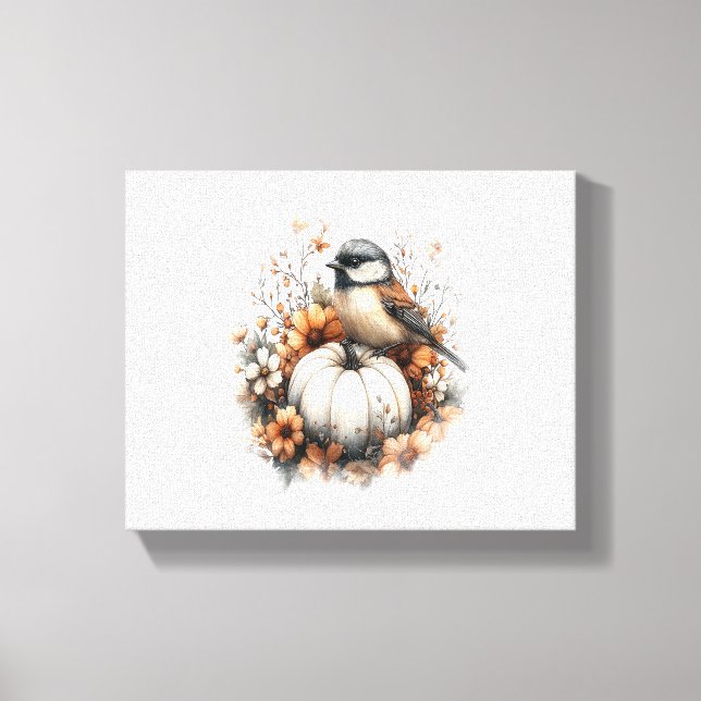 Impressão Em Tela Abóbora-Abóbora-do-campo (Frente)