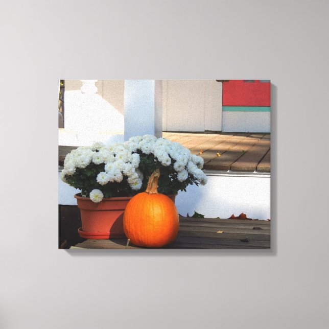 Impressão Em Tela Abóbora e Mães brancas - Martha's Vineyard (Frente)