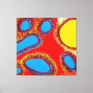 Impressão Em Tela Aboriginal Abstrato Art Vol 12