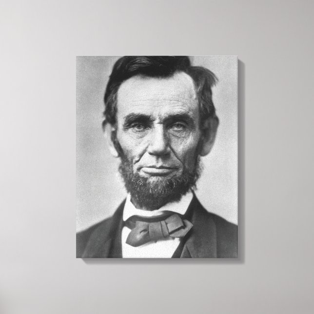 Impressão Em Tela Abraham Lincoln (Frente)
