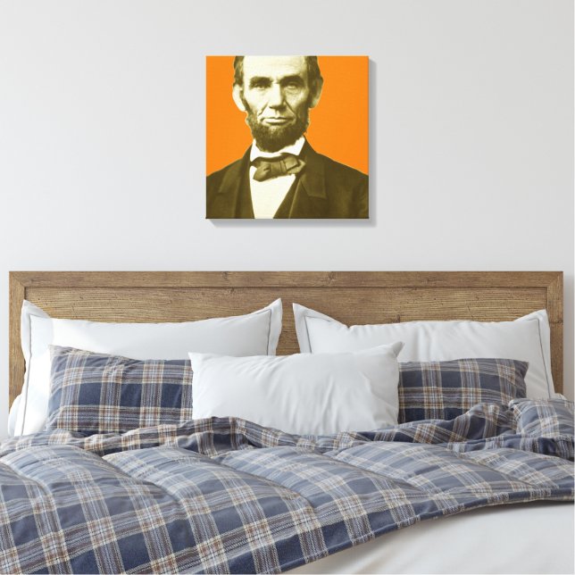 Impressão Em Tela Abraham Lincoln 2 (Insitu(Quarto))