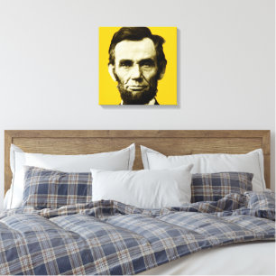 Impressão Em Tela Abraham Lincoln 3