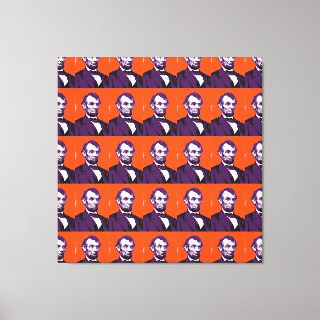 Impressão Em Tela Abraham Lincoln alt (Frente)