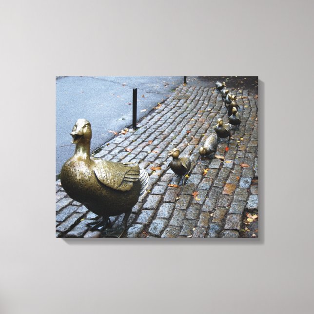 Impressão Em Tela Abram Caminho Para Os Ducklings! (Frente)