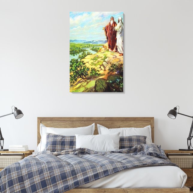 Impressão Em Tela Abrão e Lot se Separam Gênesis 13 (Insitu(Quarto))