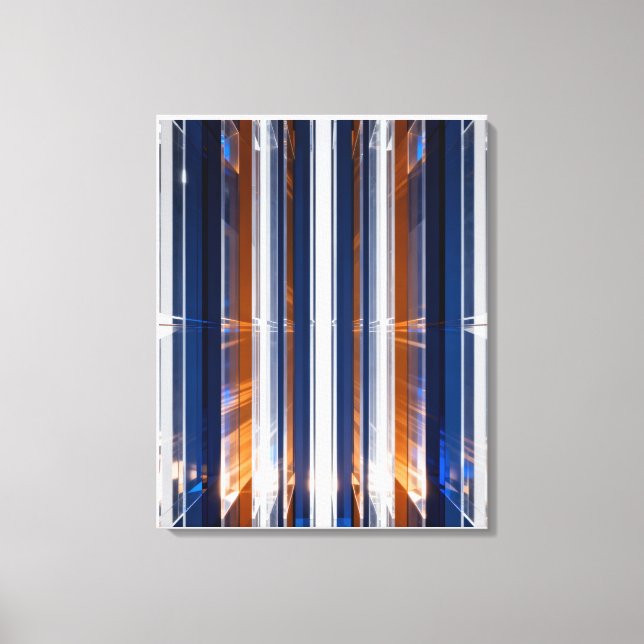 Impressão Em Tela Abstract (Frente)