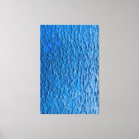 Abstract Cobalt Blue Textured Wall with Impasto Pa