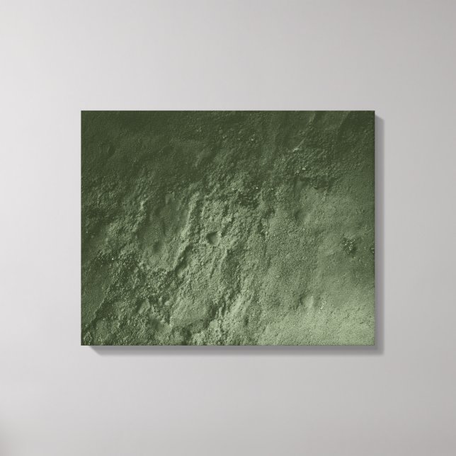 Impressão Em Tela Abstract Dark Green Grunge Wall Texture (Frente)