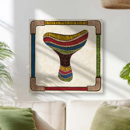 Impressão Em Tela Abstract Mushroom