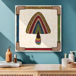 Impressão Em Tela Abstract Mushroom