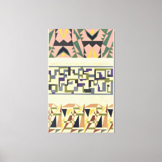 Impressão Em Tela Abstract Pattern Portfolio Pl.18 