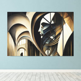 Impressão em Tela Abstract Realism