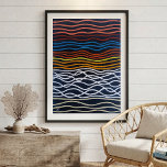 Impressão Em Tela Abstract Seafront Painting by Alfred Fox<br><div class="desc">Canvas Print of Abstract Seafront Painting by Alfred Fox.</div>