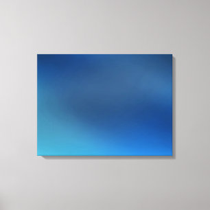 Impressão em Tela Abstrata Azul Turquesa & Cinza C