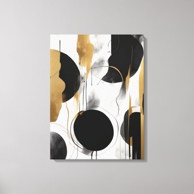 Impressão Em Tela Abstrato (Frente)