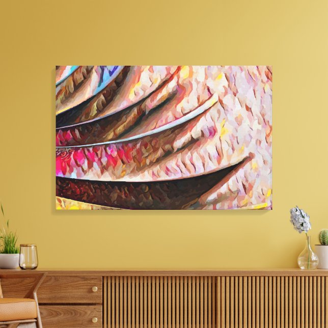 Impressão Em Tela Abstrato (Insitu(Sala de estar))