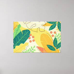 Impressão Em Tela Abstrato