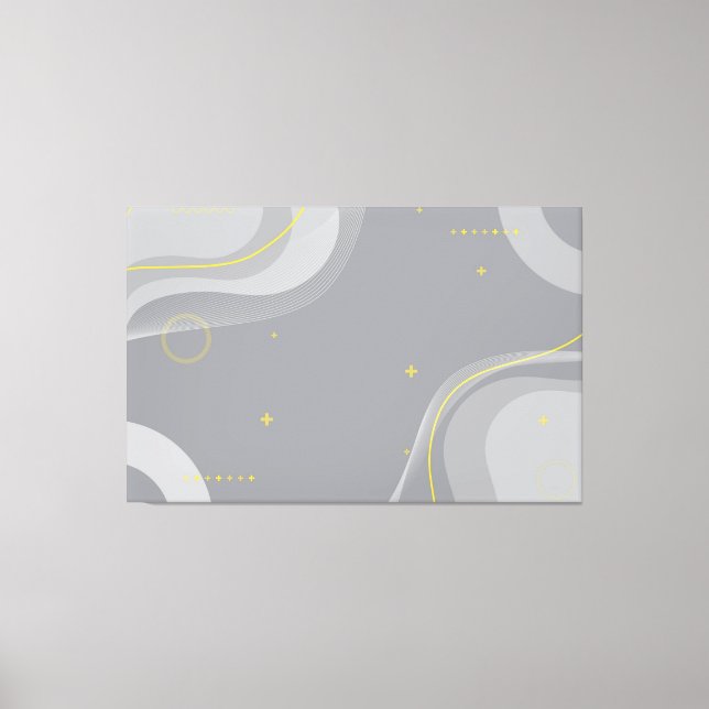 Impressão Em Tela Abstrato (Frente)