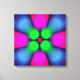 Impressão Em Tela Abstrato